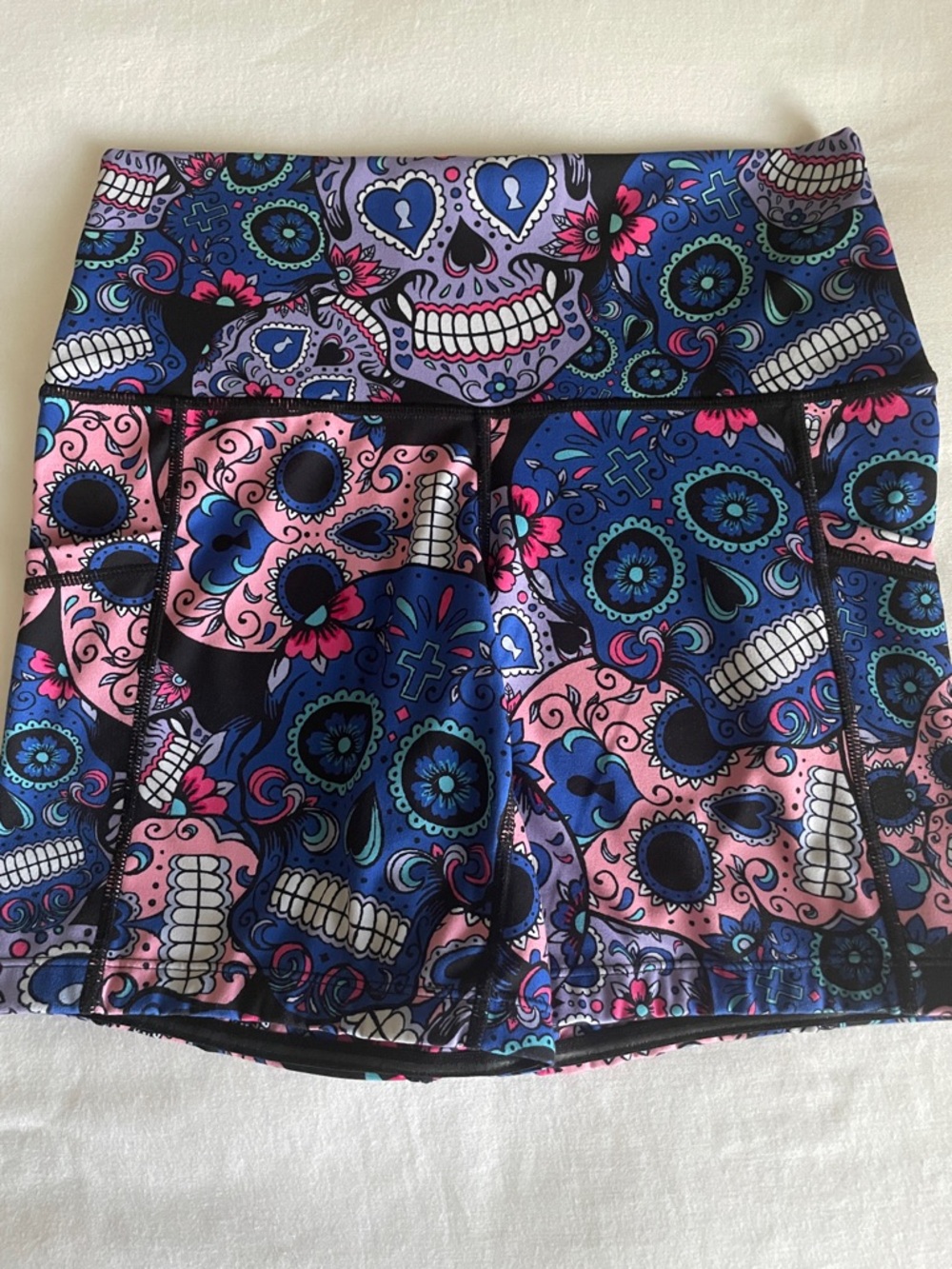 5” XS shorts (CVG’s Cotton Candy Skulls)